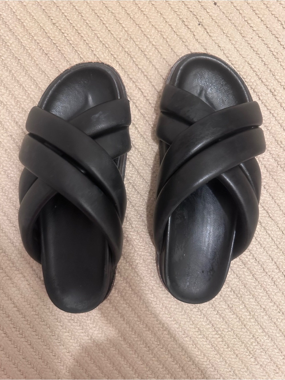 Anine Bing Lizzie Black Slides - Women’s EUR 40 / US 8.5-9